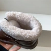 Korean version flanged autumn and winter children's shoes, children's Martin boots, men's fleece boots, boys' two-cotton short boots, girls' boots, big kids Application Scenario